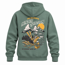 Sweat à capuche Barbell Regiment The Holideath Winter Season – Vert