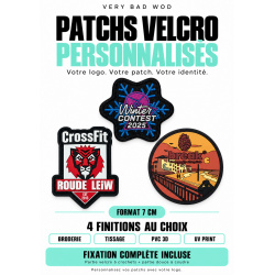 Packs de patchs velcro personnalisés avec votre logo