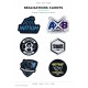 Packs de patchs velcro personnalisés avec votre logo