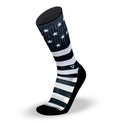 Chaussettes  Noires STARS AND STRIPES LITHE