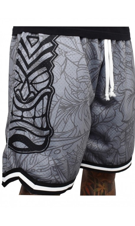 Training short HOOP TIKI grey for men | PROJECT X