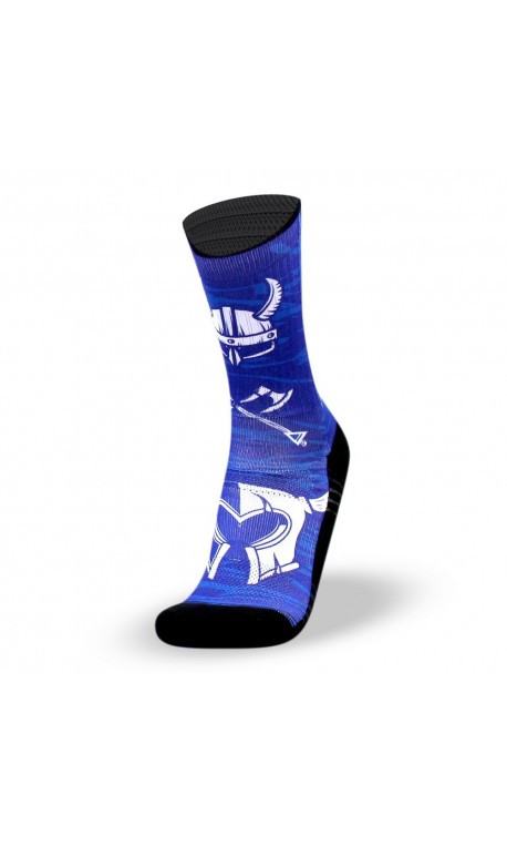 Chaussettes bleues VIKING pour athlète by LITHE APPAREL
