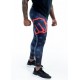 Legging homme multicolor THIN RED LIGNE ENDURANCE | FEED ME FIGHT ME