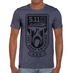 T-shirt Homme bleu JUST KEEP SWIMMING 2020 Q3 | 5.11 TACTICAL