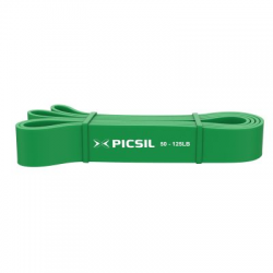 Elastic resistance band green 50 to 125 LB | PICSIL SPORT