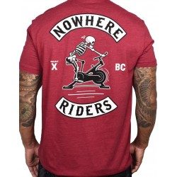 T-Shirt homme rouge CARDINAL NOWHERE RIDERS | PROJECT X