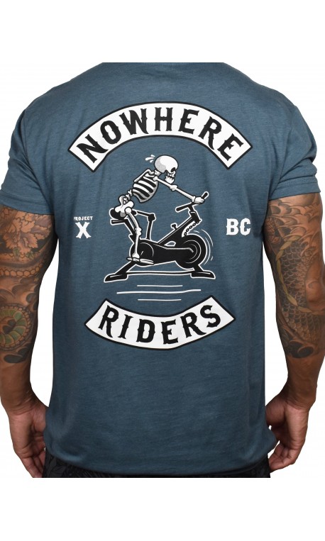 T-Shirt homme bleu MARINE NOWHERE RIDERS | PROJECT X