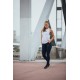 Training muscle tank white CORE for women | PICSIL