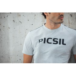 Training T-shirt grey CORE for men | PICSIL