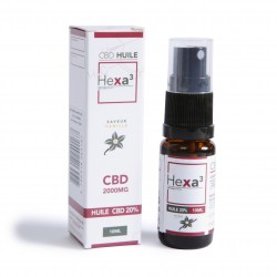 MCT CBD Oil 20% 10ml Bottle vanilla flavor | HEXA3