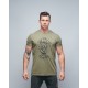 VERY BAD WOD x WILL LENNART TATOO T-shirt unisexe vert chiné RIP MY GRIP