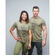 VERY BAD WOD x WILL LENNART TATOO T-shirt unisexe vert chiné RIP MY GRIP