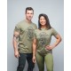 Unisex T-shirt heather green RIP MY GRIP| VERY BAD WOD x WILL LENNART TATOO