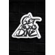 Patch PVC 3D velcro blanc GET THE JOB DONE pour athlète | VERY BAD WOD