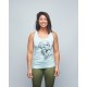 Women's tank light green SKULL| VERY BAD WOD x WILL LENNART TATOO