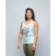 Women's tank light green SKULL| VERY BAD WOD x WILL LENNART TATOO