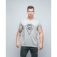 T-shirt unisexe gris SKULL| VERY BAD WOD x WILL LENNART TATOO