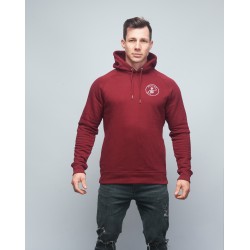 Hoodie unisex burgundy FLEX by VERY BAD WOD