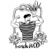 T-shirt Femme blanc FRENCH WOD | VERY BAD WOD x WILL LENNART TATOO