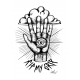 VERY BAD WOD x WILL LENNART TATOO T-shirt unisexe vert chiné RIP MY GRIP