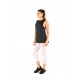 Training cross tank TIE-BACK black for women | SAVAGE BARBELL