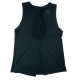 Training cross tank TIE-BACK black for women | SAVAGE BARBELL
