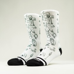 Chaussettes blanches NEW VOODOO | WODABLE