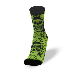 Endurance socks BLACK FLUID green | LITHE APPAREL