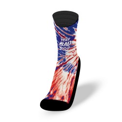 Multicolor workout socks TIE DIE FRENCH| VERY BAD WOD