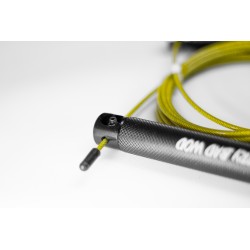Corde à sauter noire câble jaune Speed + | VERY BAD WOD