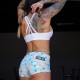 SAVAGE BARBELL Short femme multicolore HONEYCOMB