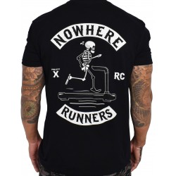 Training t-shirt black NOWHERE RUNNERS for men | PROJECT X