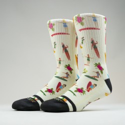 Chaussettes blanches ALOHA | WODABLE