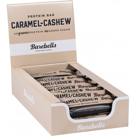 Pack of 12 Protein bars CARAMEL CASHEW| BAREBELLS
