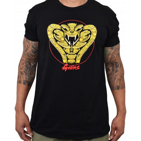 T-Shirt Homme noir COBRA GAINS | PROJECT X