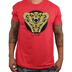 T-Shirt Homme rouge COBRA GAINS | PROJECT X